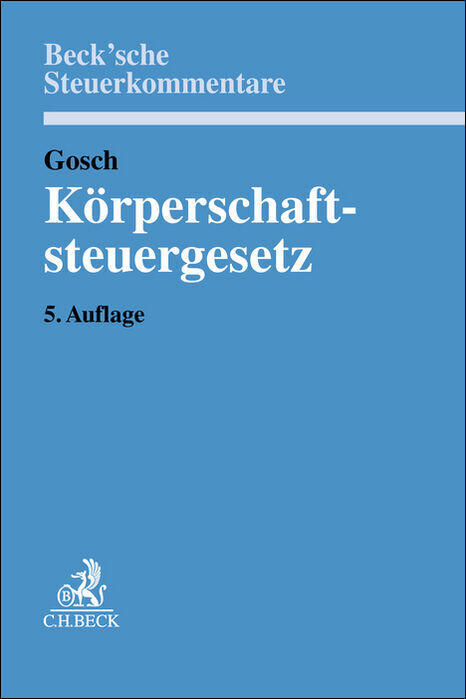 Körperschaftsteuergesetz main product photo