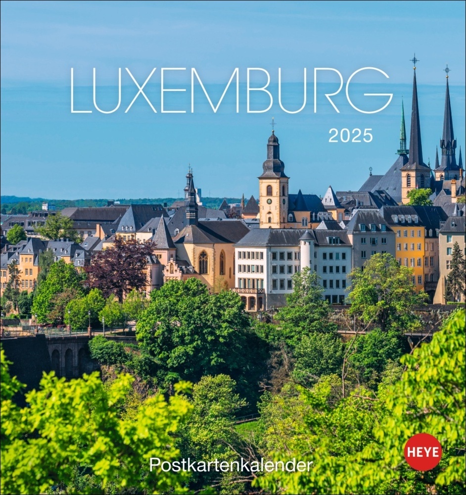 Luxemburg Postkartenkalender 2025 main product photo