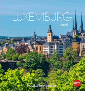 Luxemburg Postkartenkalender 2025