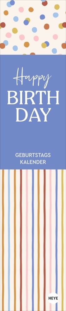 Design Geburtstagskalender Langplaner mini main product photo