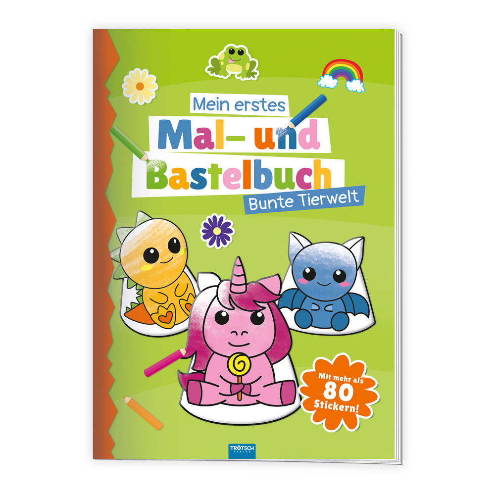Trötsch Malbuch Bastelbuch Mein erstes Mal- und Bastelbuch Bunte Tierwelt main product photo