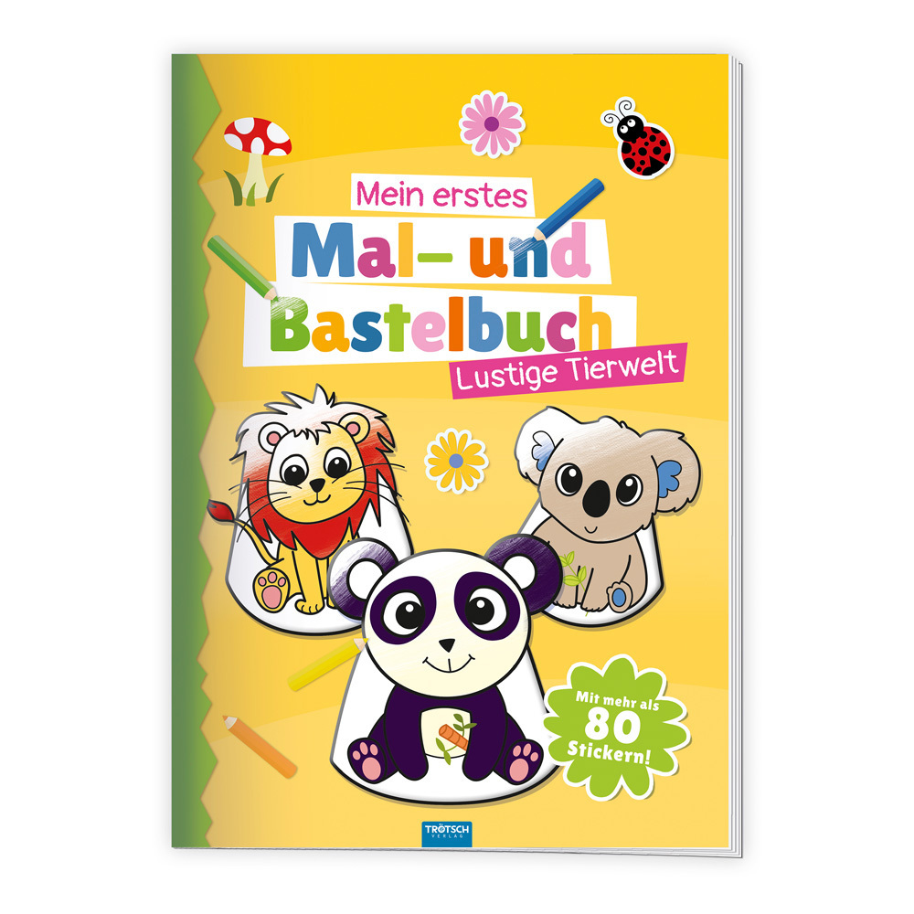 Trötsch Malbuch Bastelbuch Mein erstes Mal- und Bastelbuch Lustige Tierwelt main product photo