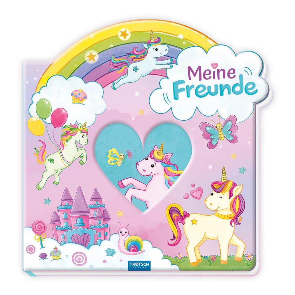 Trötsch Eintragealbum Meine Freunde Einhornwelt main product photo