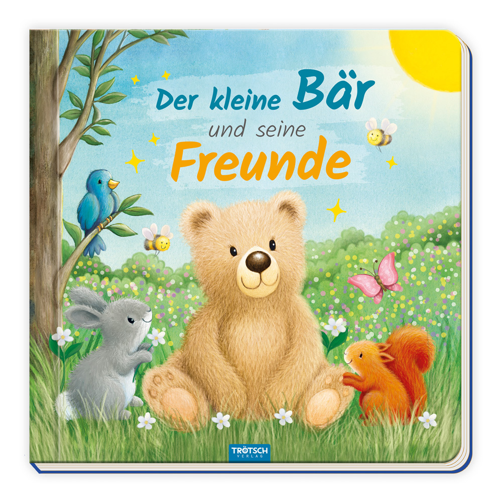 Trötsch Pappenbuch mit Reimen Der kleine Bär und seine Freunde main product photo
