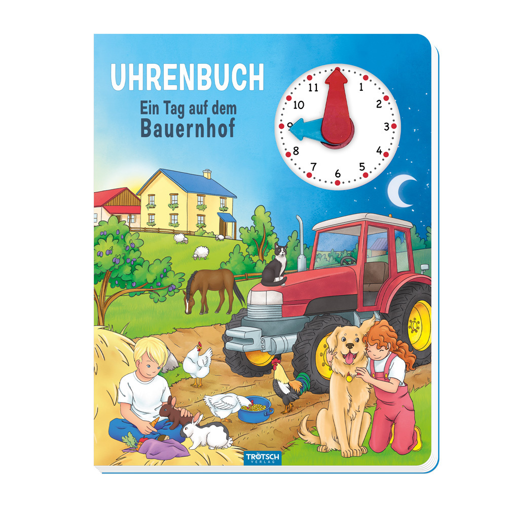 Trötsch Uhrenbuch Ein Tag auf dem Bauernhof main product photo
