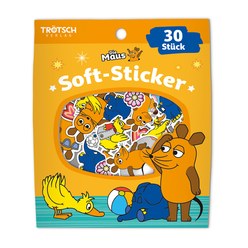 Trötsch Die Maus Soft-Sticker main product photo