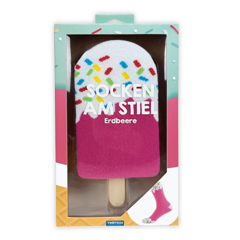 Trötsch Socken am Stiel Erdbeere main product photo