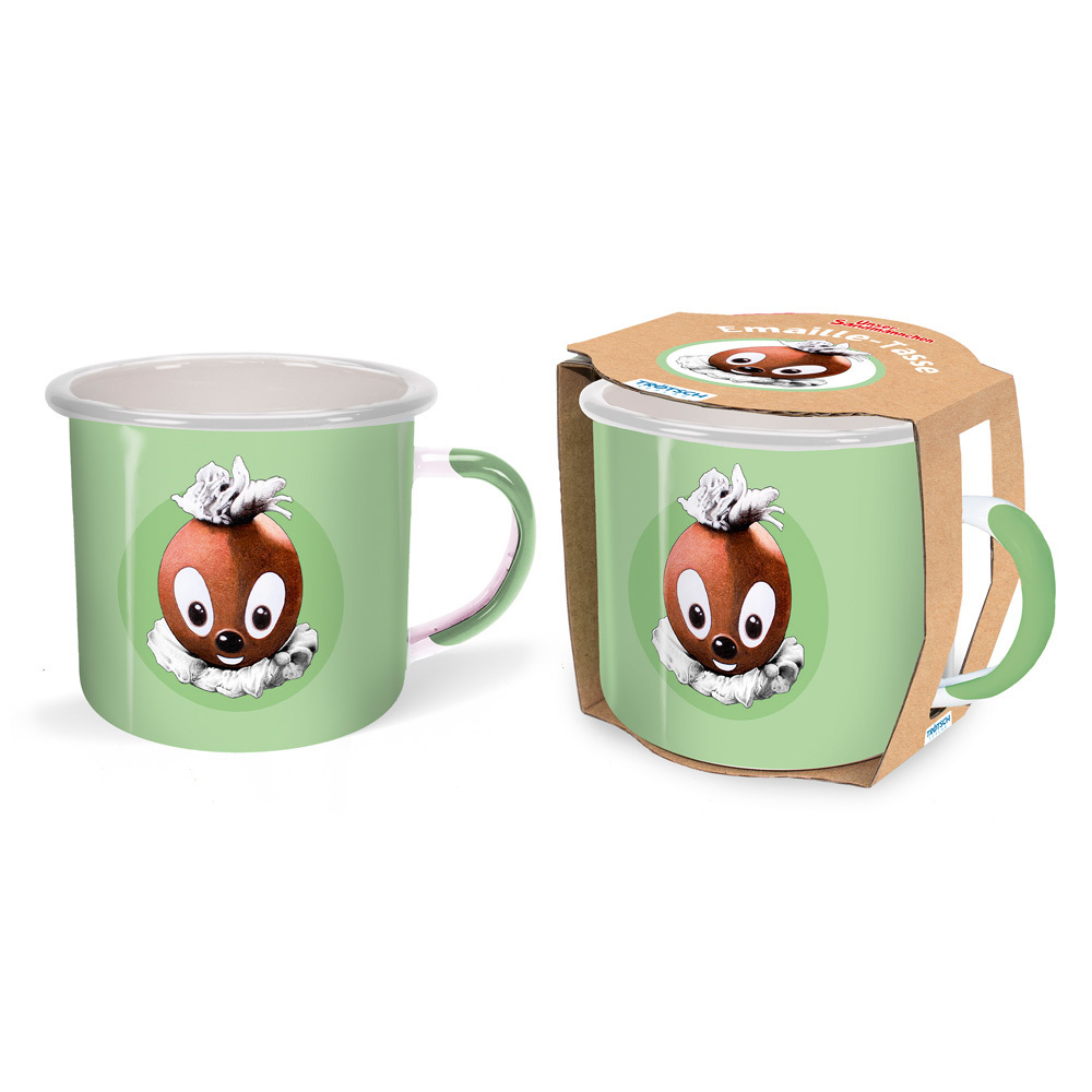 Trötsch Unser Sandmännchen Emailletasse Pittiplatsch main product photo