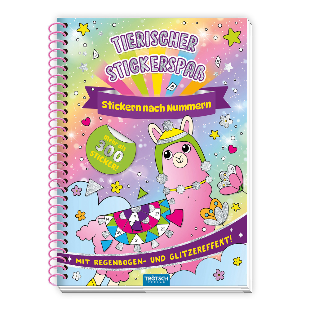 Trötsch Beschäftigungsbuch Stickerbuch Tierischer Stickerspaß main product photo