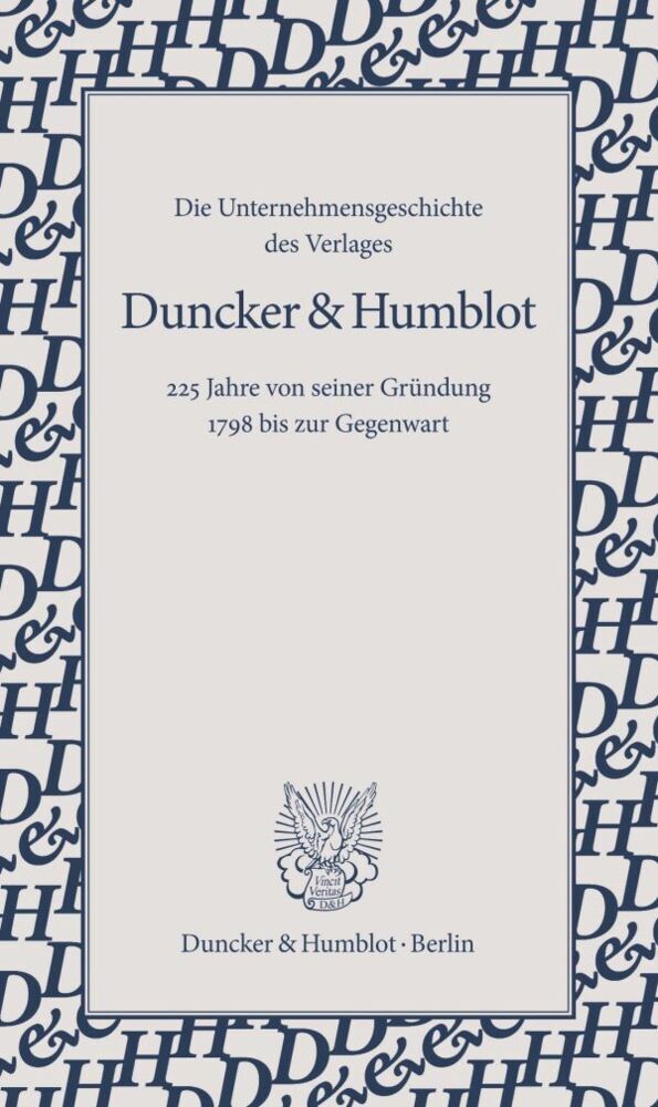 Die Unternehmensgeschichte des Verlages Duncker & Humblot. main product photo