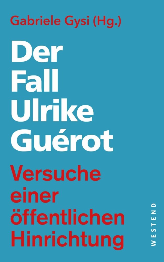 Der Fall Ulrike Guérot main product photo