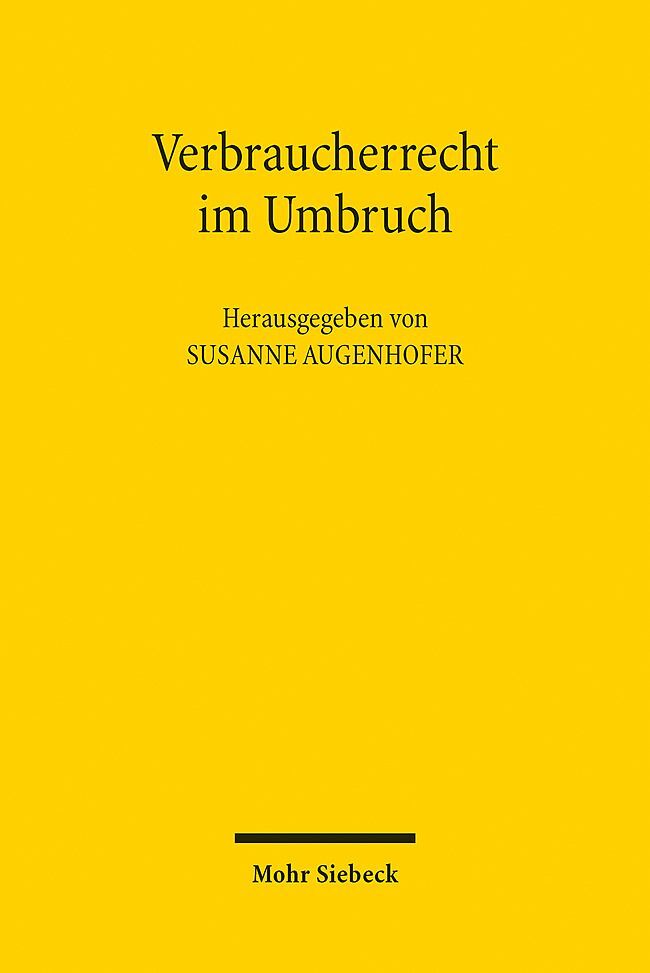 Verbraucherrecht im Umbruch main product photo
