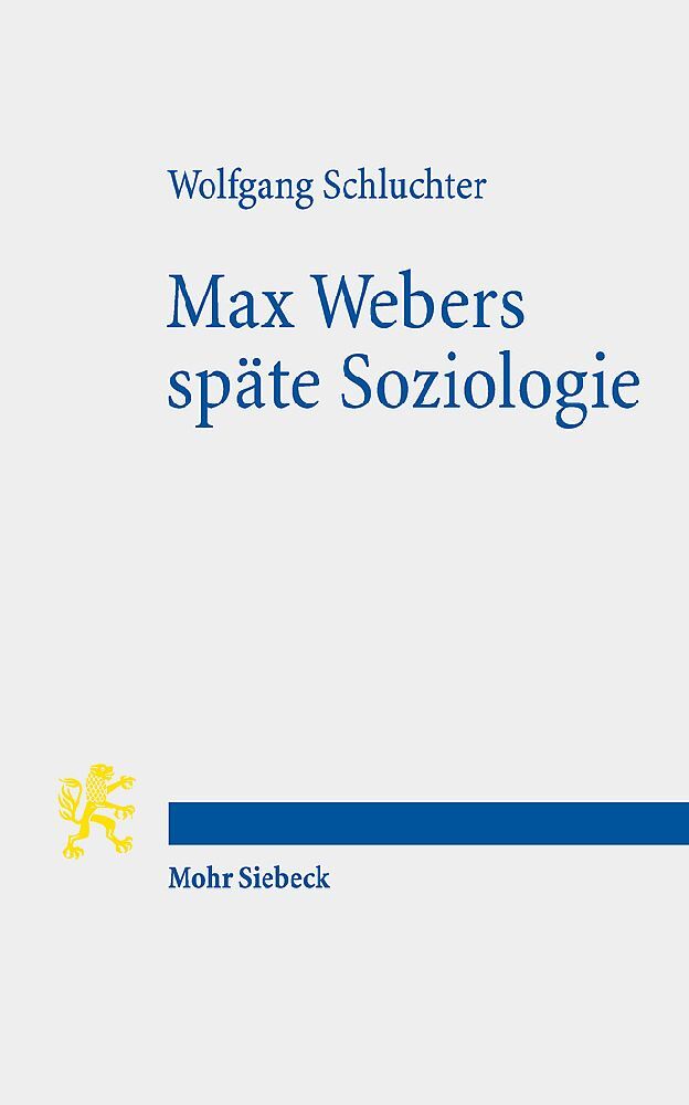 Max Webers späte Soziologie main product photo
