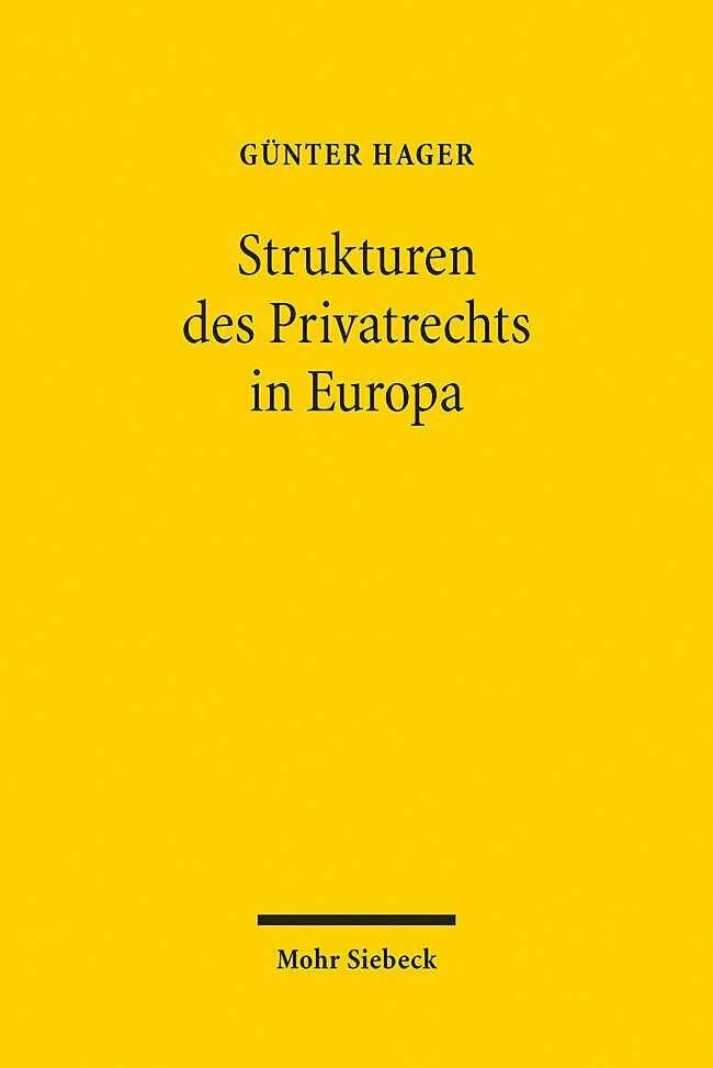 Die Strukturen des Privatrechts in Europa main product photo
