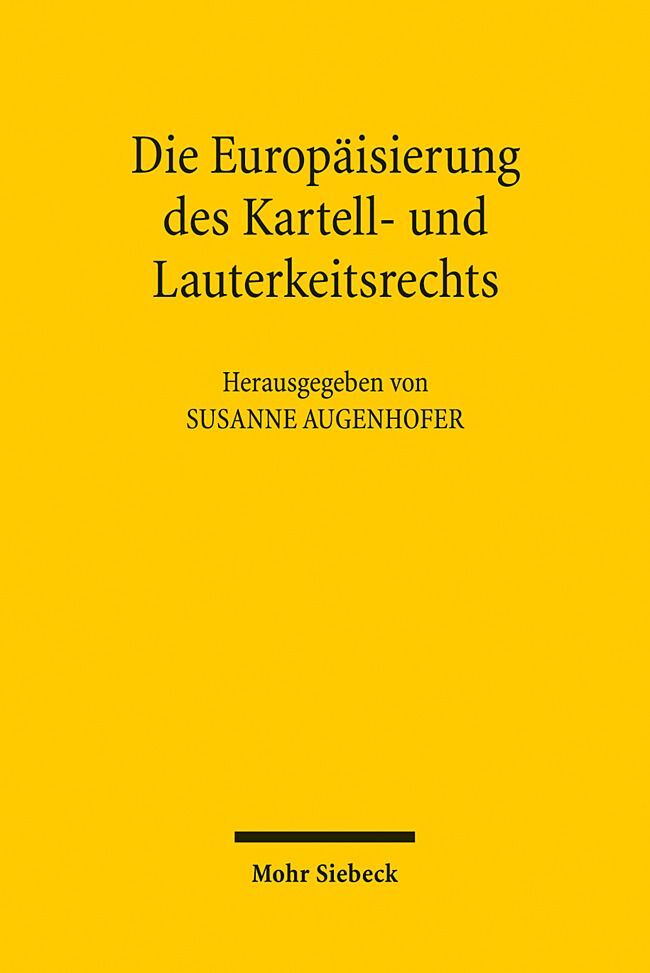 Die Europäisierung des Kartell- und Lauterkeitsrechts main product photo