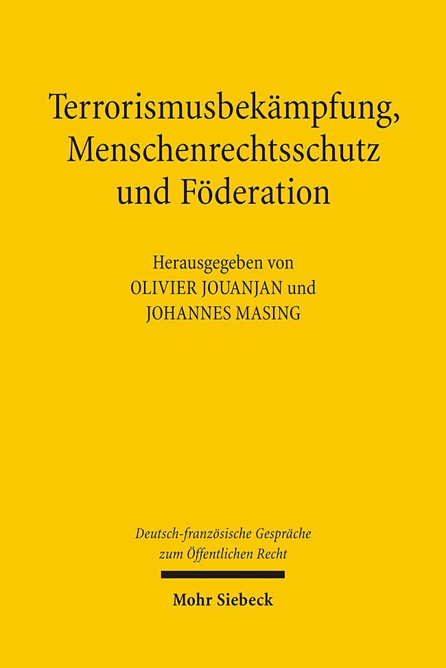 Terrorismusbekämpfung, Menschenrechtsschutz und Föderation main product photo