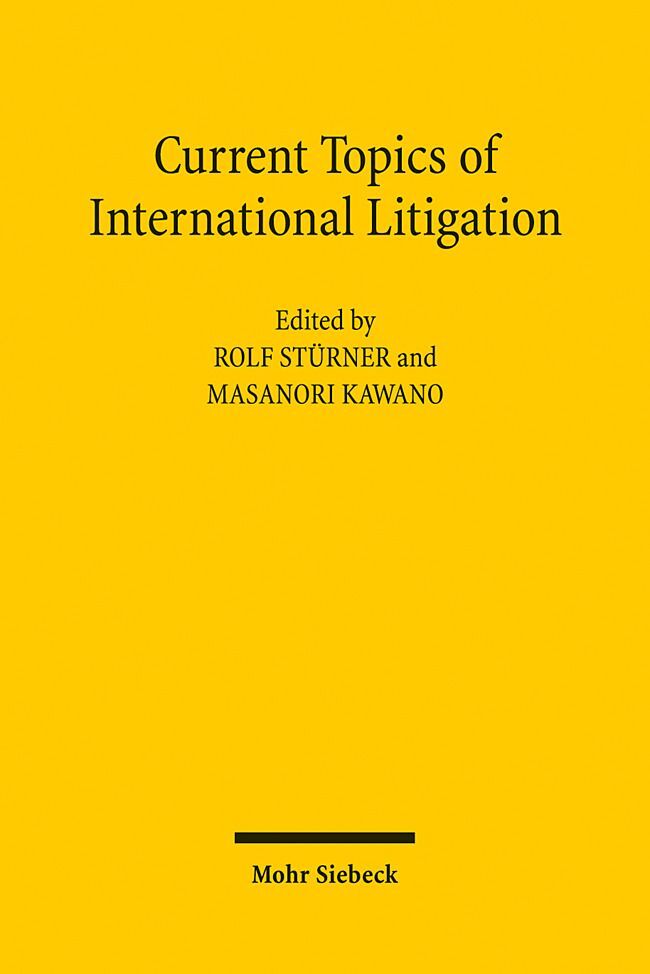 Current Topics of International Litigation main product photo
