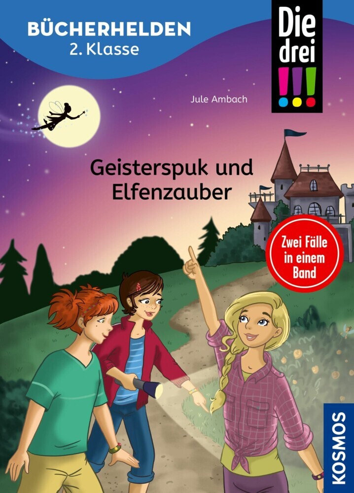 Die drei !!!, Bücherhelden 2. Klasse, Doppelband 1, Geisterspuk und Elfenzauber (drei Ausrufezeichen) main product photo