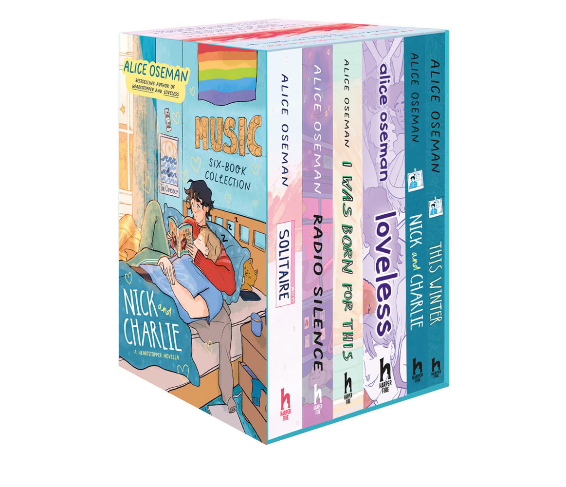Alice Oseman Six-Book Collection Box Set (Solitaire, Radio Silence, I Was Born For This, Loveless, Nick and Charlie, This Winter) main product photo