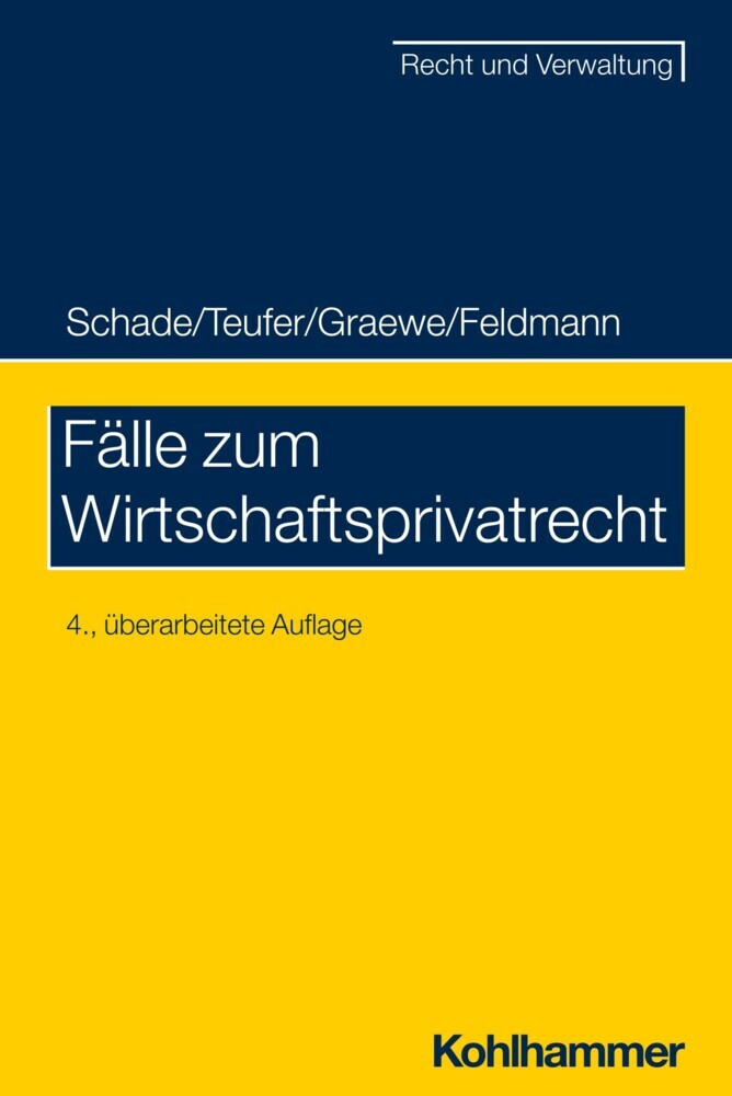 Fälle zum Wirtschaftsprivatrecht main product photo