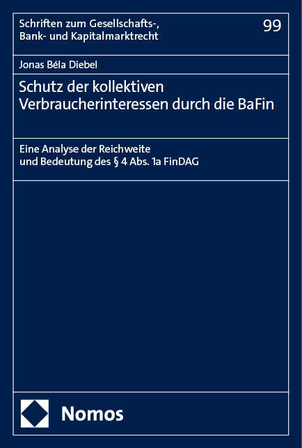 Schutz der kollektiven Verbraucherinteressen durch die BaFin main product photo