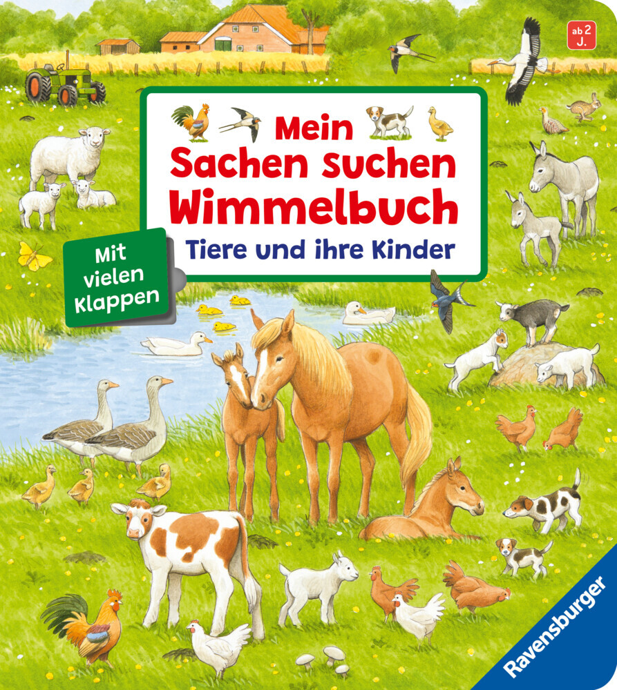 Mein Sachen suchen Wimmelbuch: Tiere und ihre Kinder main product photo