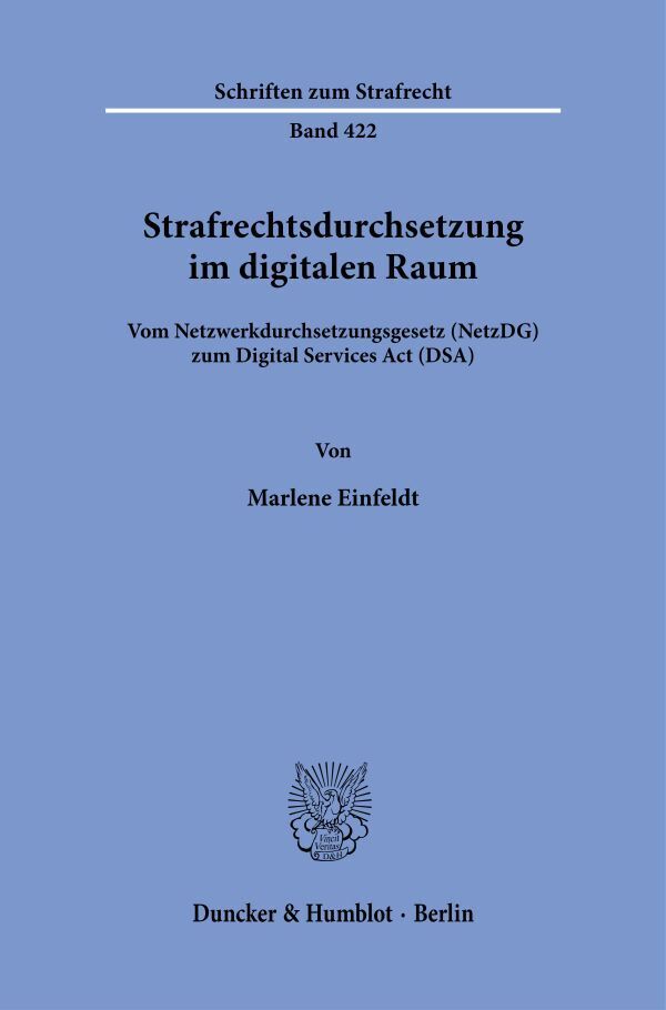Strafrechtsdurchsetzung im digitalen Raum. main product photo