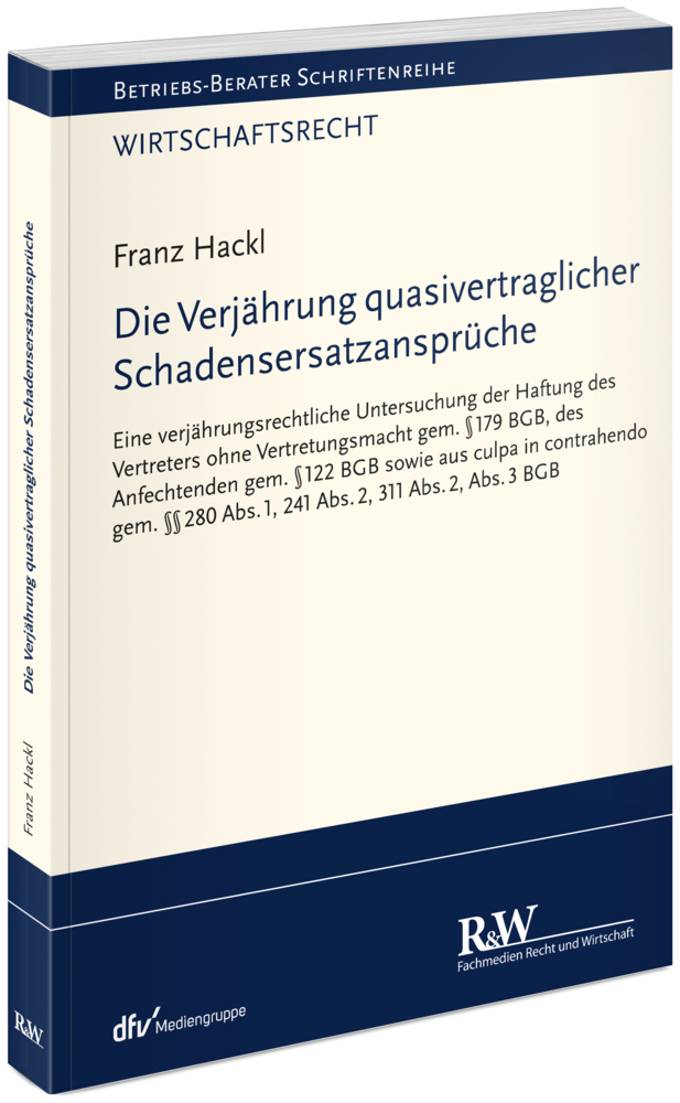 Die Verjährung quasivertraglicher Schadensersatzansprüche main product photo
