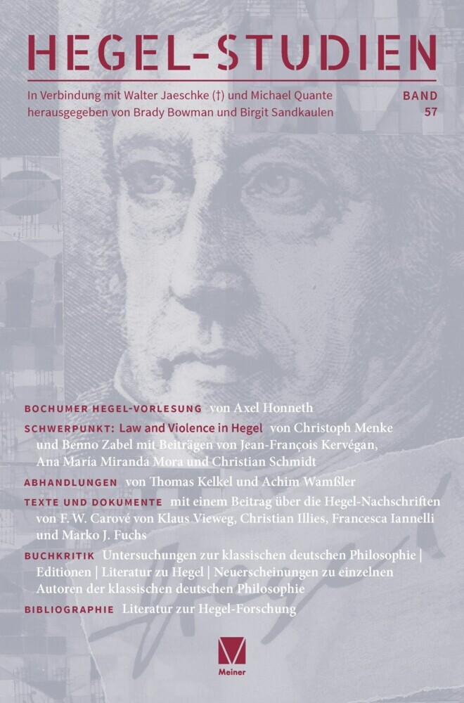 Hegel-Studien, Bd. 57 main product photo
