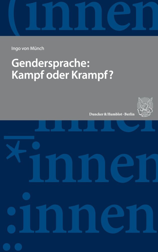 Gendersprache: Kampf oder Krampf? main product photo
