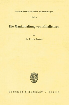 Die Mankohaftung von Filialleitern.