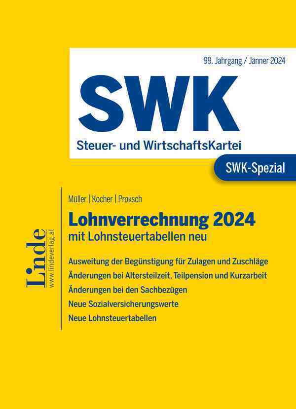 SWK-Spezial Lohnverrechnung 2024 main product photo
