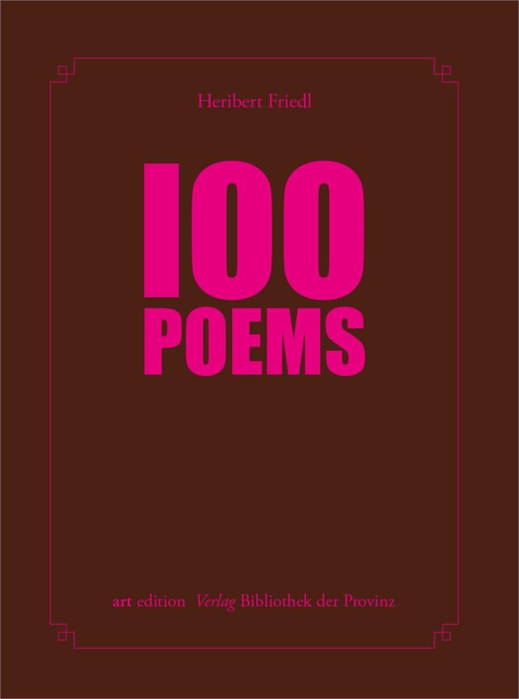 Heribert Friedl - 100 POEMS main product photo