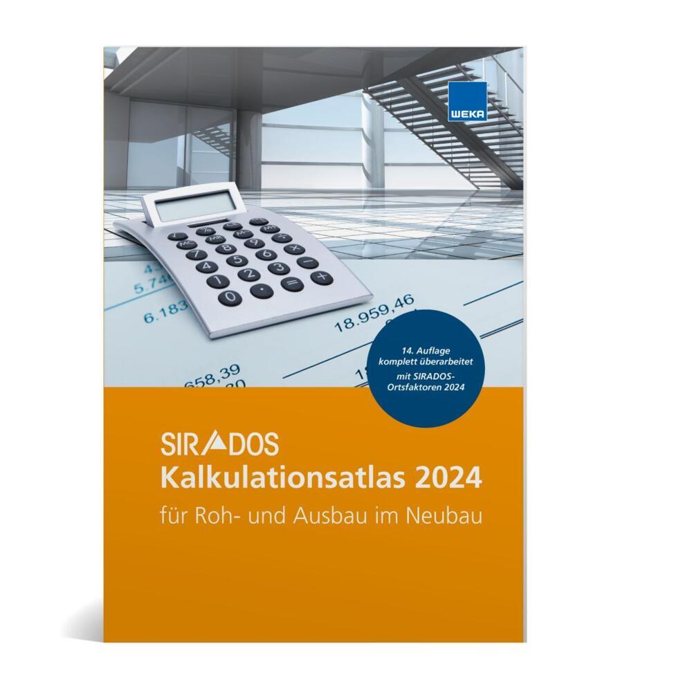 SIRADOS Kalkulationsatlas Neubau 2024 main product photo