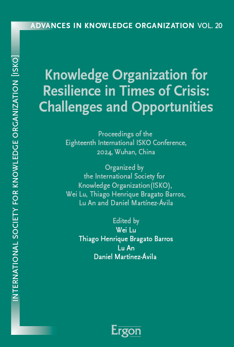 Knowledge Organization for Resilience in Times of Crisis: Challenges and Opportunities main product photo