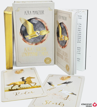 Azra's Golden Lenormand: 36 Golden Lenormand cards in modern, enchanting design, m. 1 Buch, m. 1 Beilage