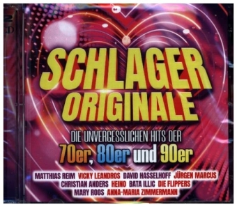 Schlager Originale-Die unvergesslichen Hits der 70, 2 Audio-CD