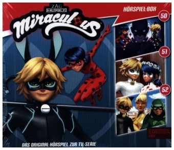 Miraculous - Hörspiel-Box. Folge.50-52, 3 Audio-CD