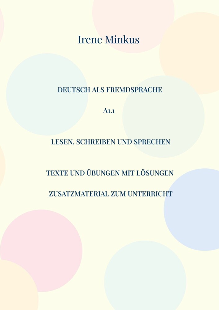 Deutsch als Fremdsprache A1.1 Lesen, Schreiben und Sprechen main product photo