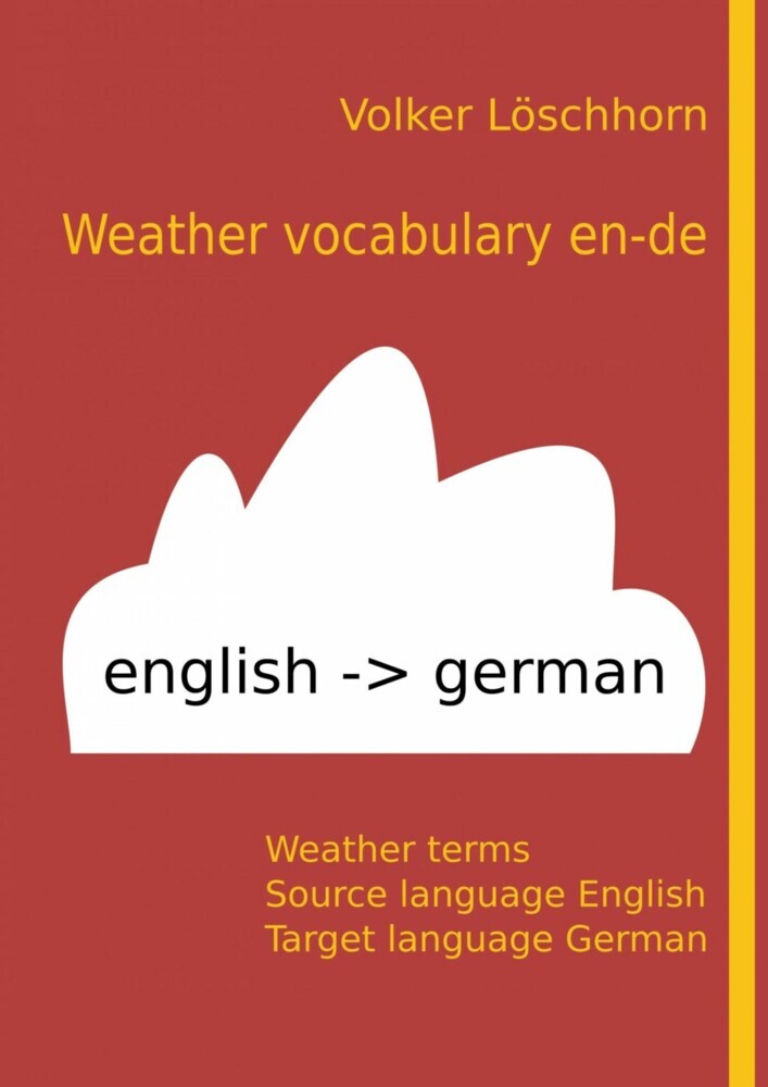 Weather vocabulary main product photo