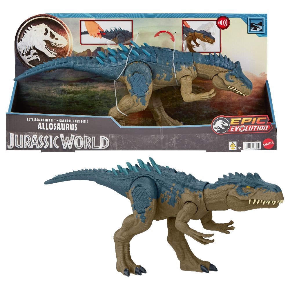 Jurassic World Ruthless Rampage Allosaurus main product photo