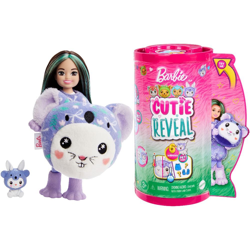 Barbie Cutie Reveal Chelsea Costume Cuties Series - Bunny in Koala main product photo