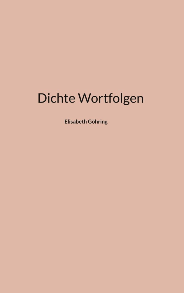Dichte Wortfolgen main product photo