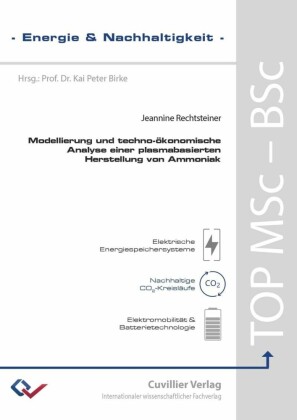 Modellierung und techno-ökonomische Analyse einer plasmabasierten Herstellung von Ammoniak