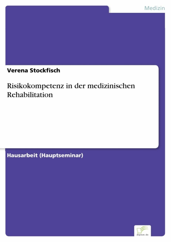Risikokompetenz in der medizinischen Rehabilitation main product photo