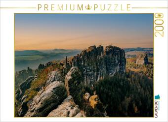 CALVENDO Puzzle Schrammsteinaussicht | 2000 Teile Lege-Größe 90x67cm Foto-Puzzle für glückliche Stunden