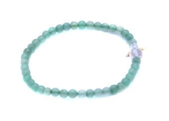 Aventurin Schutzengel Edelsteinarmband Kinder in Geschenkbox