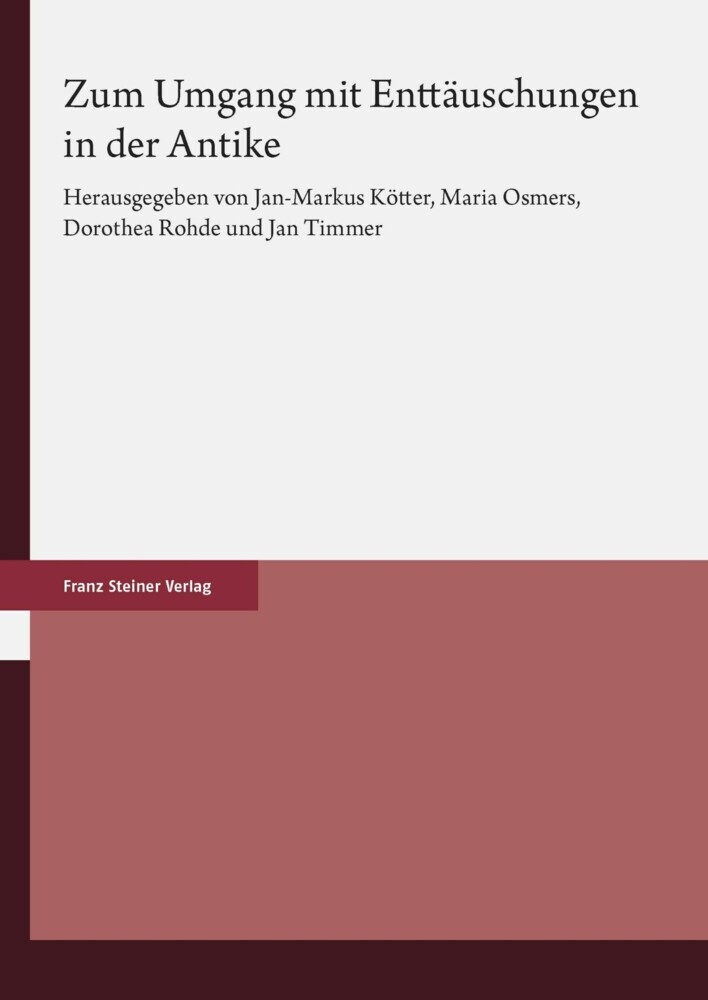 Zum Umgang mit Enttäuschungen in der Antike main product photo