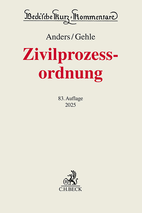 Zivilprozessordnung main product photo