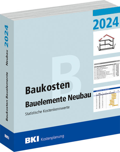 BKI Baukosten Bauelemente Neubau 2024 - Teil 2 main product photo